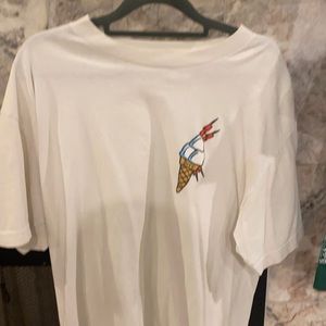 Gucci Mane short sleeve white tee shirt